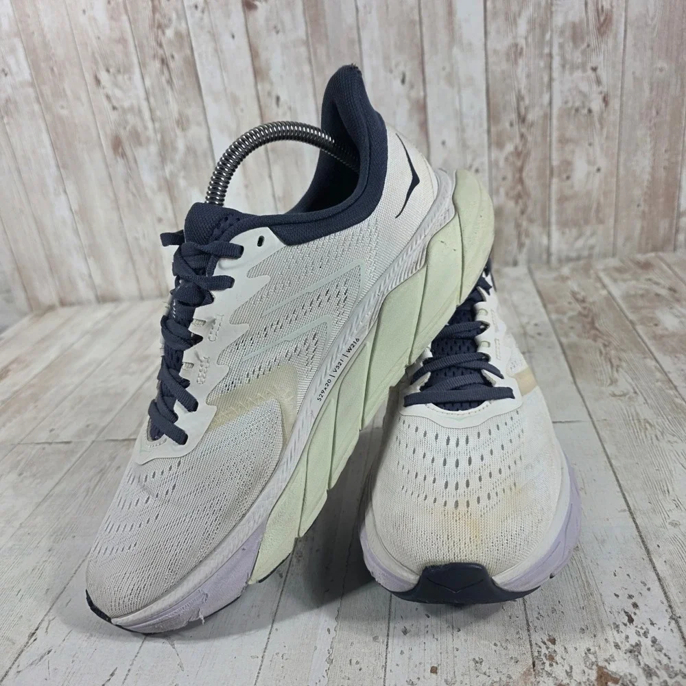 Hoka One One Arahi 6 Womens 9.5B Running Shoes Summer Song Blue Fog Stability